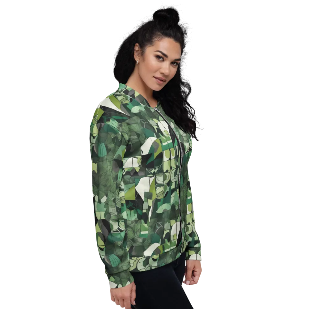 Greenhouse Geometry on Bomber Jacket — Right