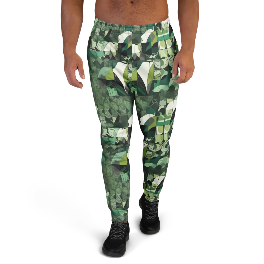 Greenhouse Geometry on Men's Joggers — Front