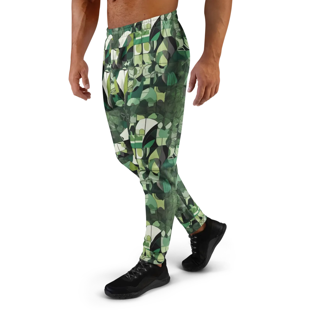 Greenhouse Geometry on Men's Joggers — Left