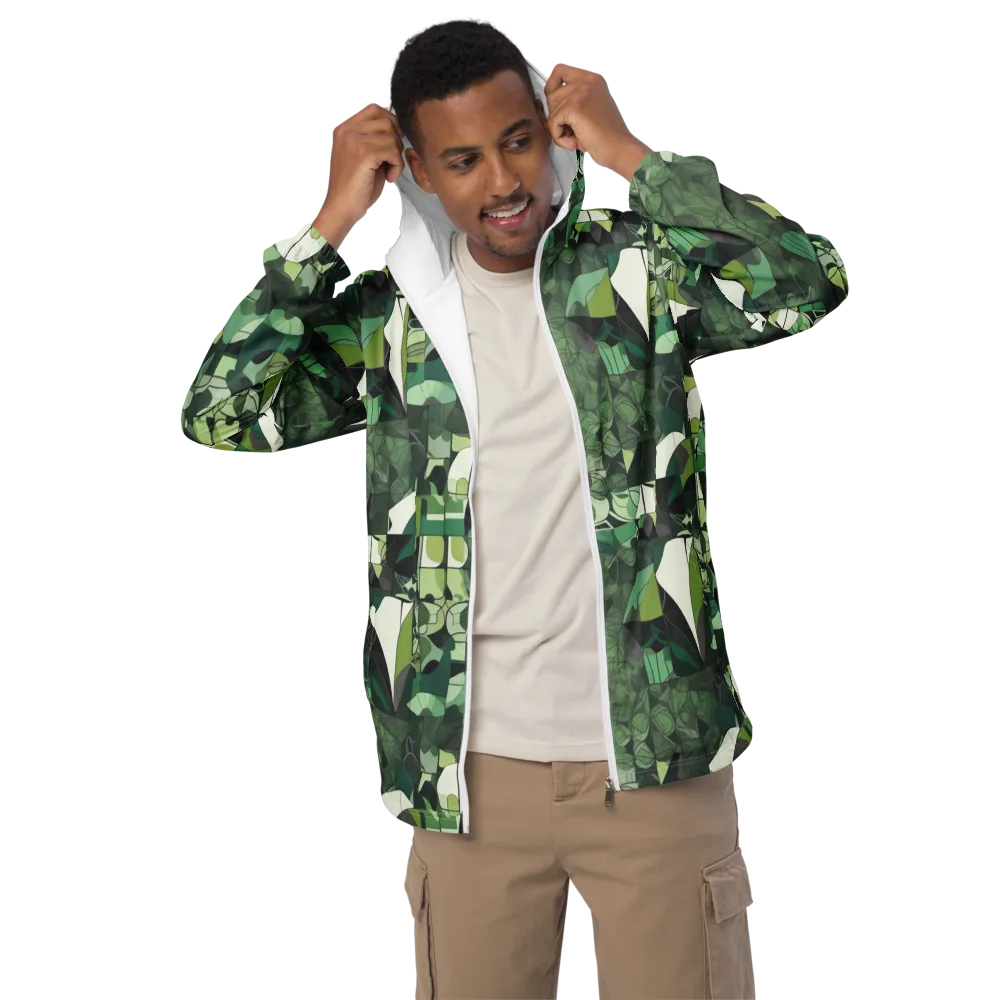 Greenhouse Geometry on Men's Windbreaker — Front