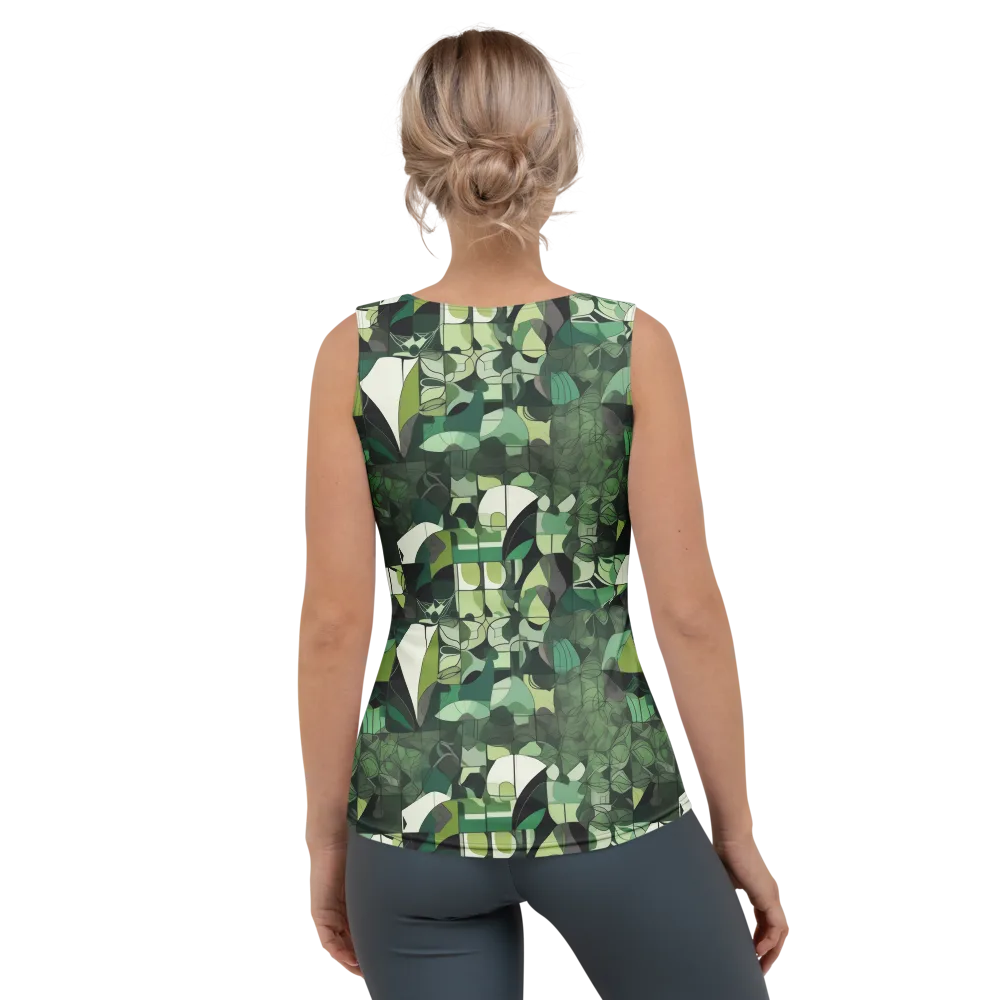 Greenhouse Geometry on Women's Tank Top — Back