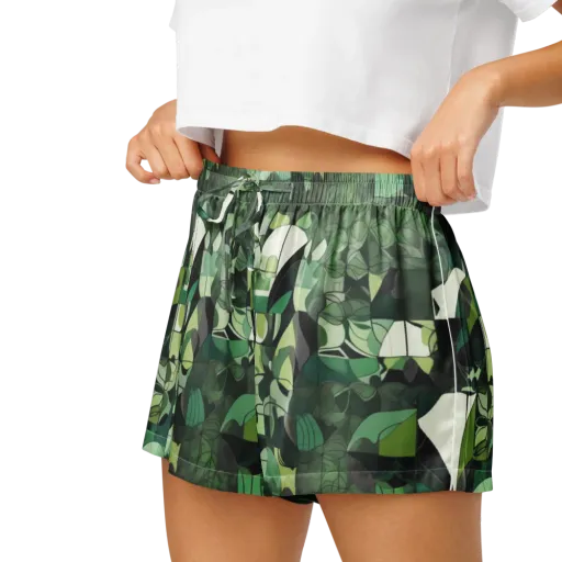 Greenhouse Geometry on a Women's Pajama Shorts