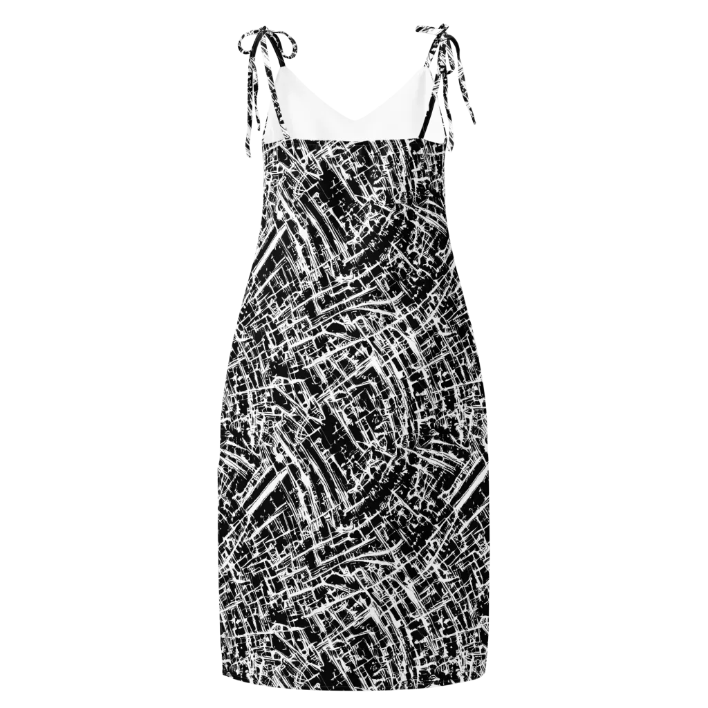 Blackline Riot on Slip Dress — Back