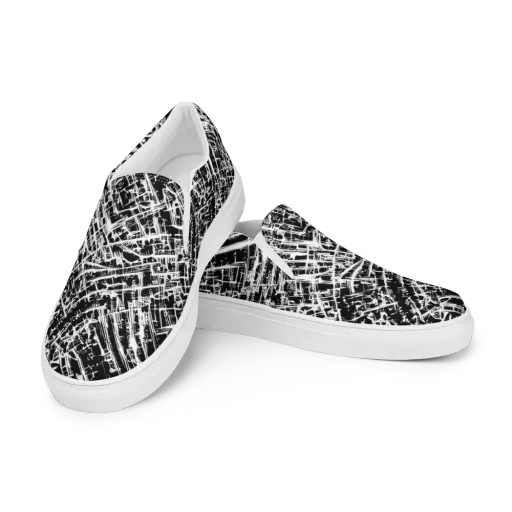 Blackline Riot on a Women's Slip-On Canvas Shoes