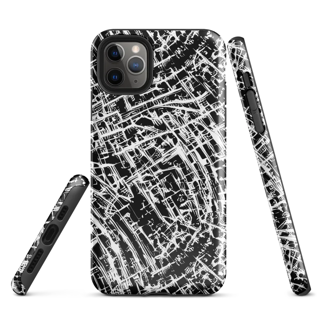 Blackline Riot on Tough Case for iPhone® — Front