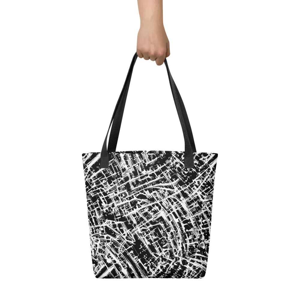 Blackline Riot on Tote Bag — Front