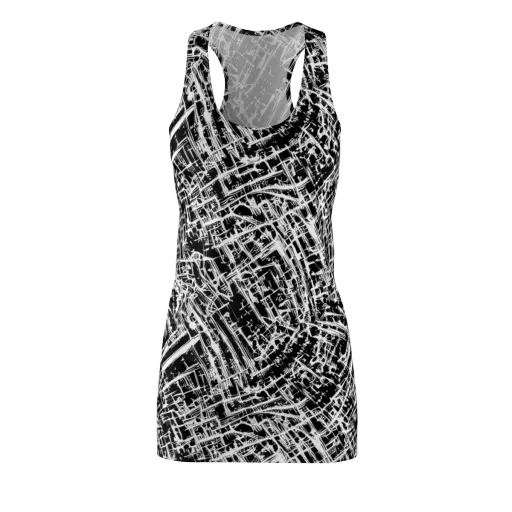 Blackline Riot on a Racerback Dress
