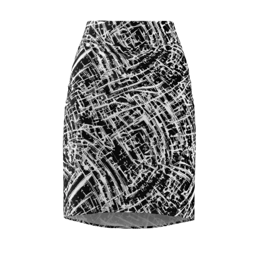 Blackline Riot on a Pencil Skirt