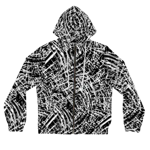 Blackline Riot on a Women's Full-Zip Hoodie