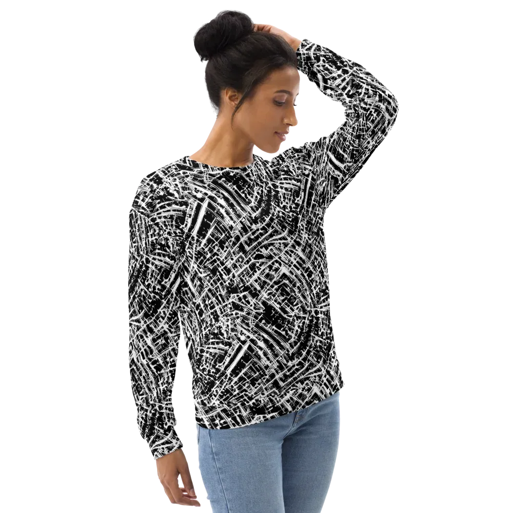 Blackline Riot on Sweatshirt — Right Front