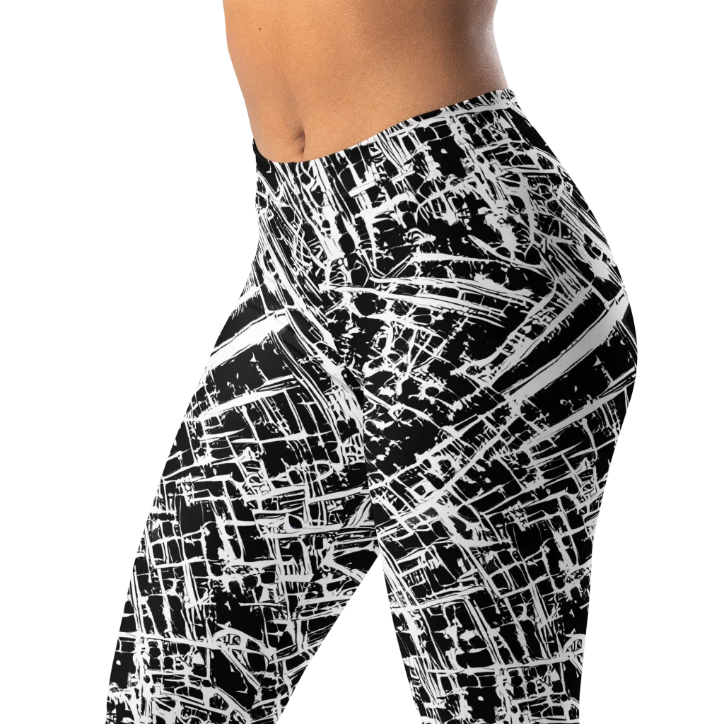 Blackline Riot on Leggings — Left Front
