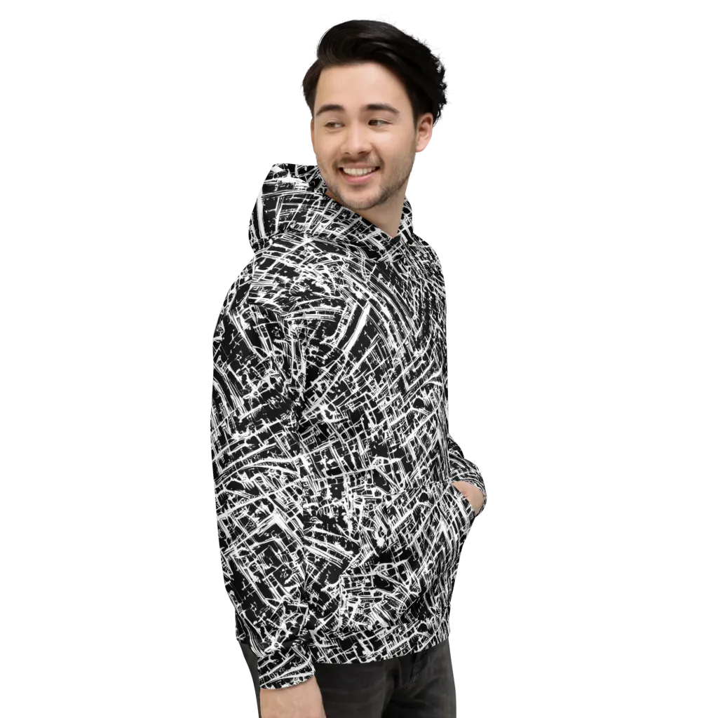 Blackline Riot on Hoodie — Right