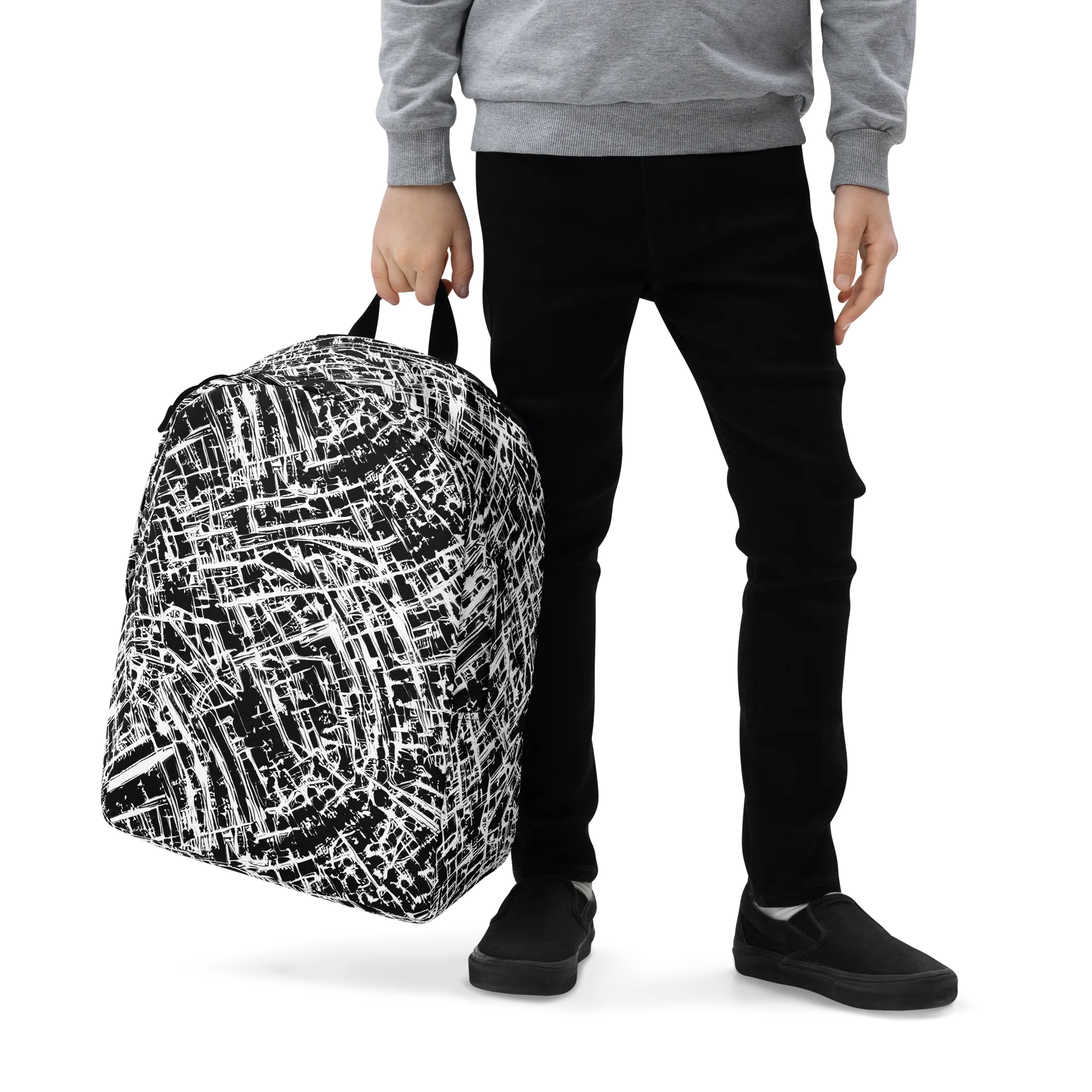 Blackline Riot on Minimalist Backpack — Zoomed-in