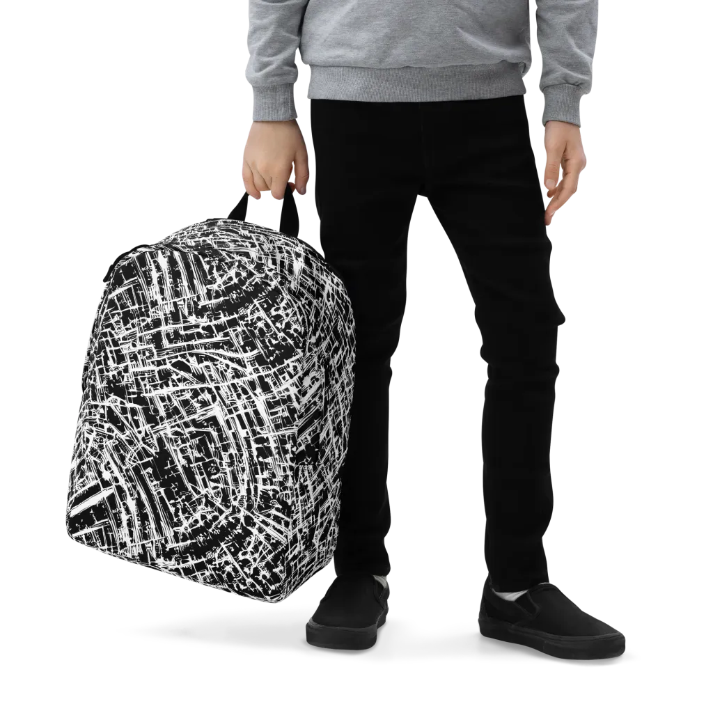 Blackline Riot on Minimalist Backpack — Zoomed-in