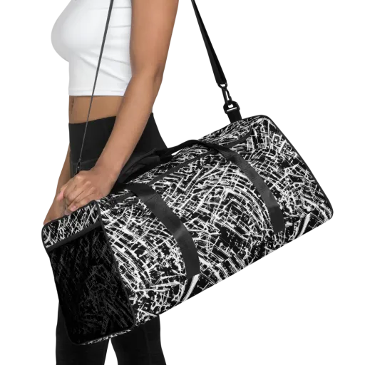 Blackline Riot on a Duffle Bag