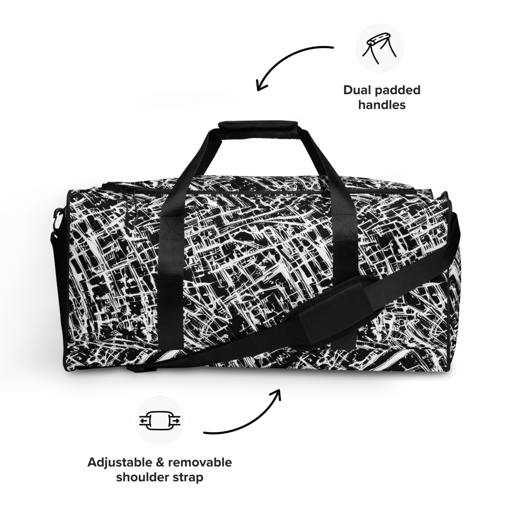 Blackline Riot on Duffle Bag — Front
