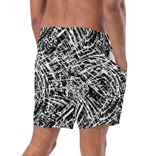 Blackline Riot on a Swim Trunks