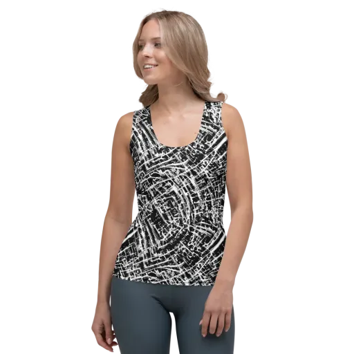 Blackline Riot on a Women's Tank Top