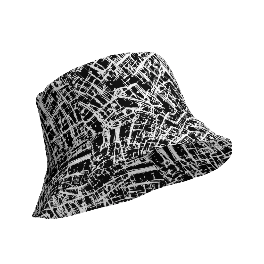 Blackline Riot on Reversible Bucket Hat — Product details Outside