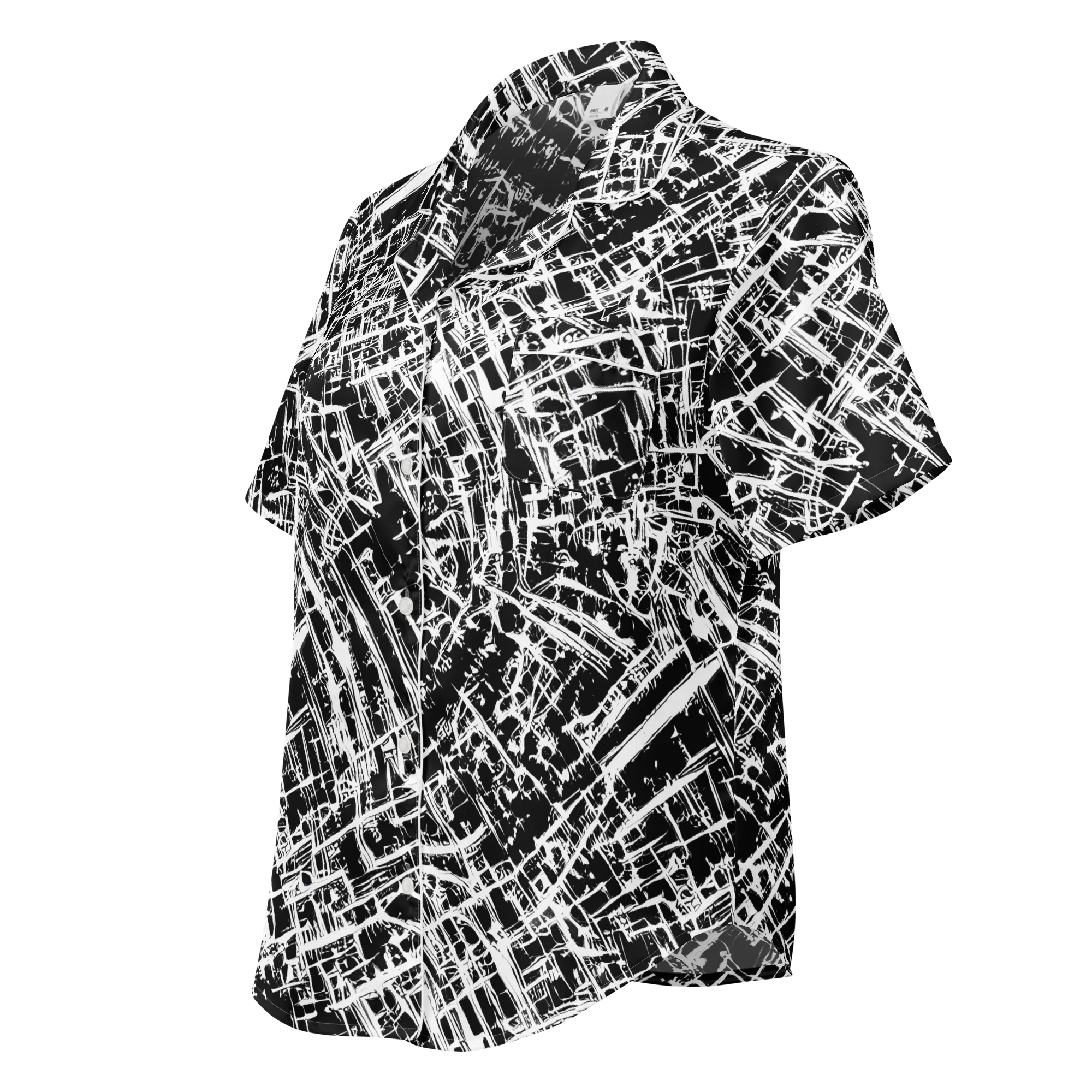 Blackline Riot on Women's Short Sleeve Pajama Top — Left Front