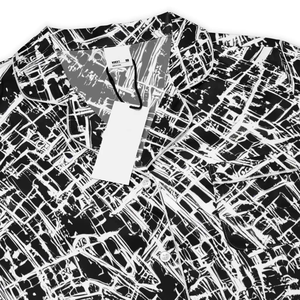 Blackline Riot on Women's Short Sleeve Pajama Top — Product details