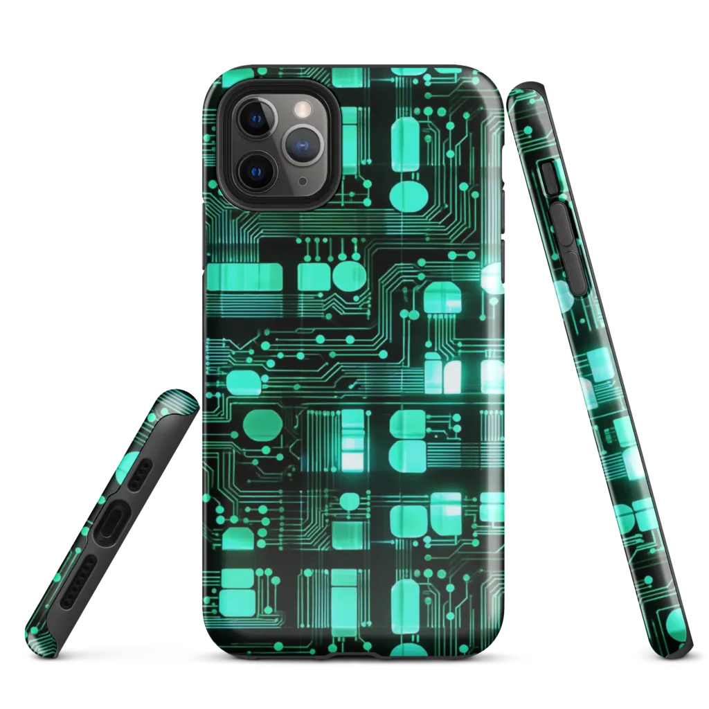 Silicon Bloom on Tough Case for iPhone® — Front