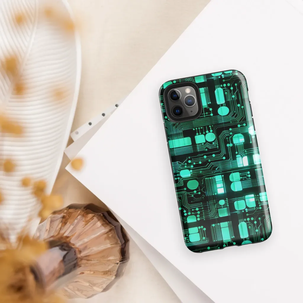 Silicon Bloom on Tough Case for iPhone® — Front