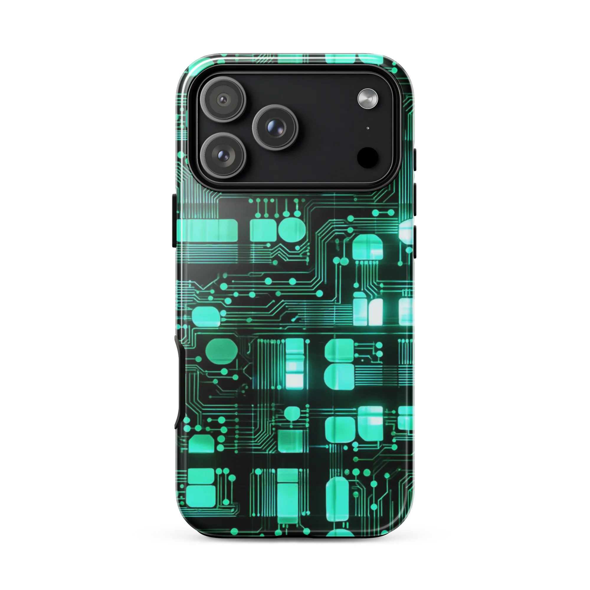 Silicon Bloom on Tough Case for iPhone® — Front