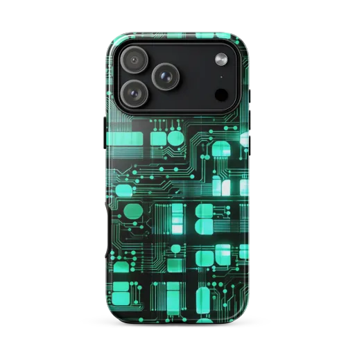 Silicon Bloom on a Tough Case for iPhone®