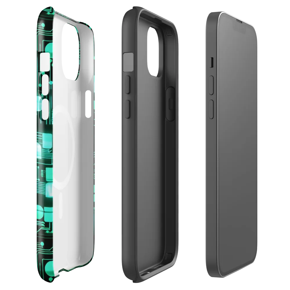 Silicon Bloom on MagSafe Tough Case for iPhone® — Front