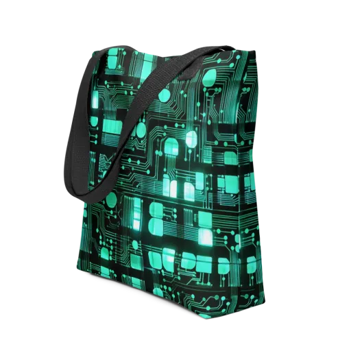Silicon Bloom on a Tote Bag