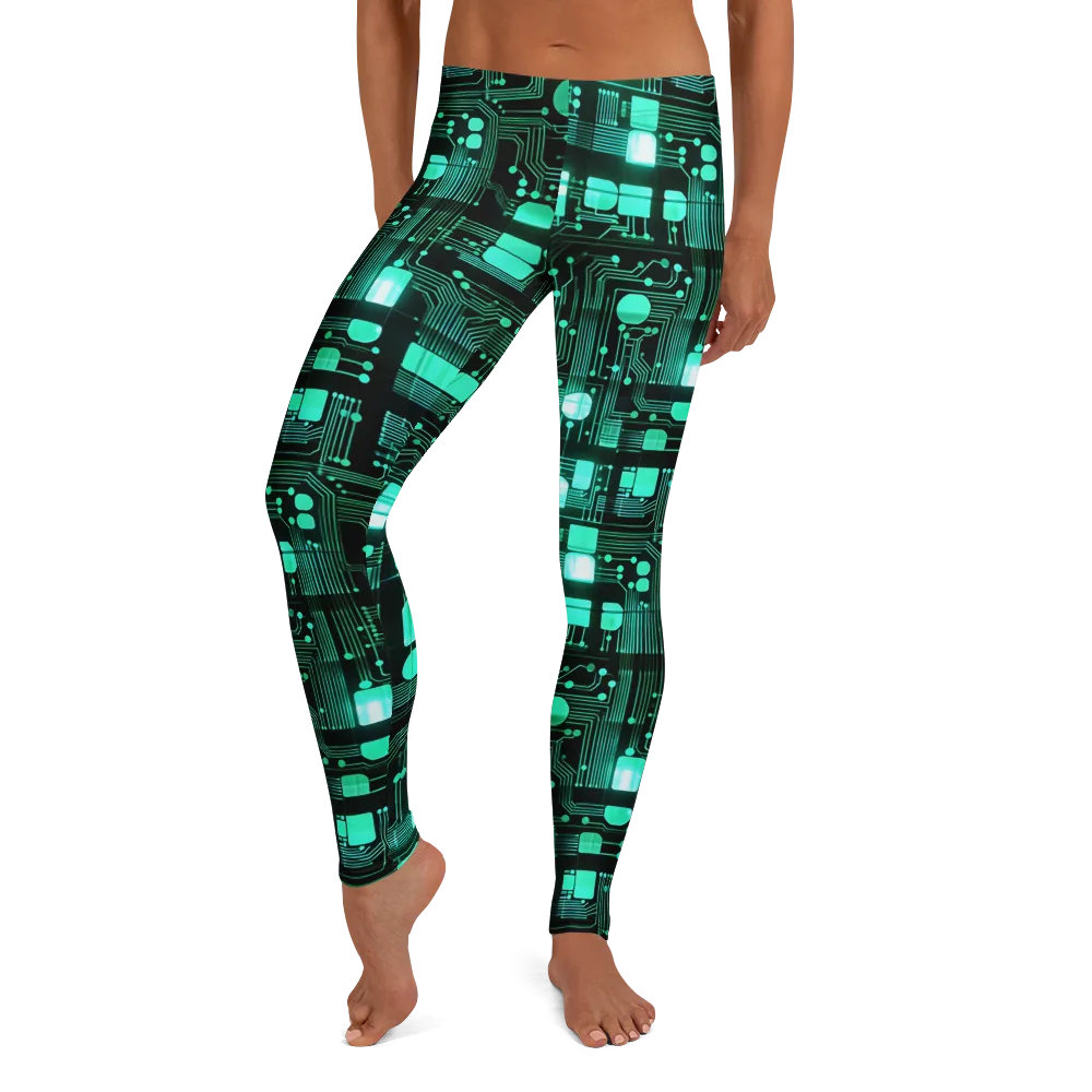 Silicon Bloom on Leggings — Front
