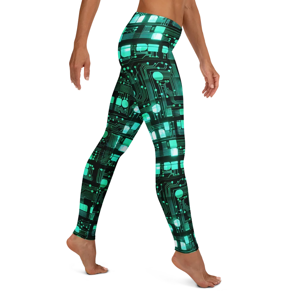 Silicon Bloom on Leggings — Right