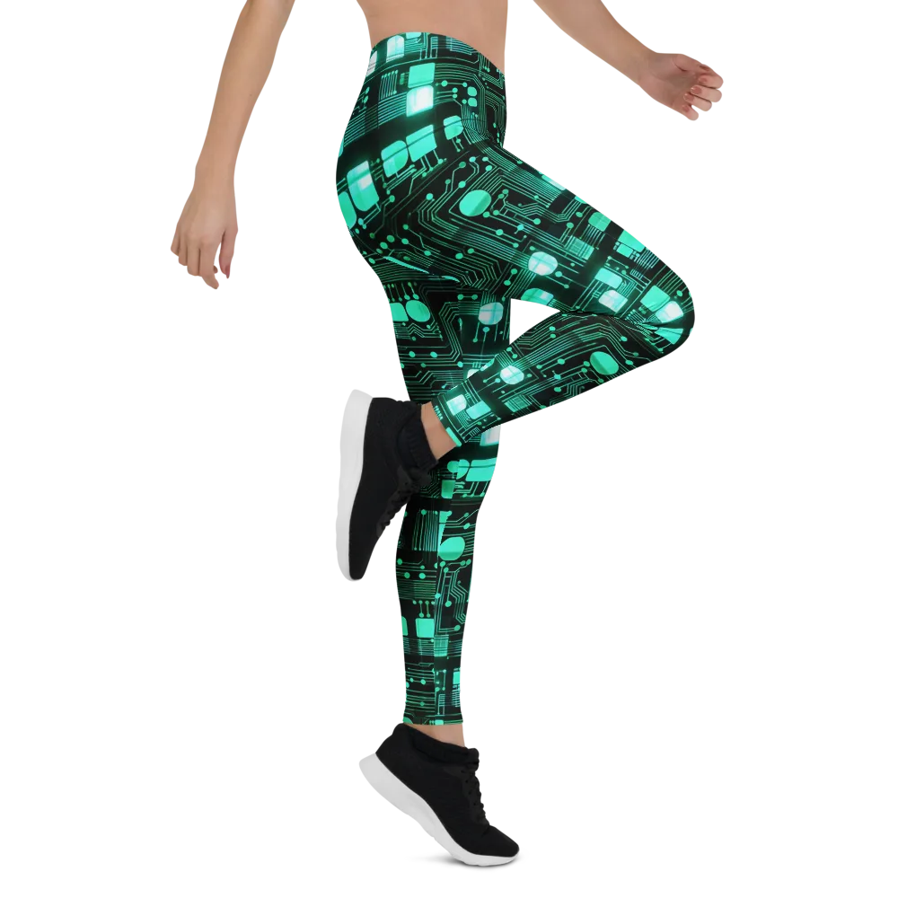 Silicon Bloom on Leggings — Right