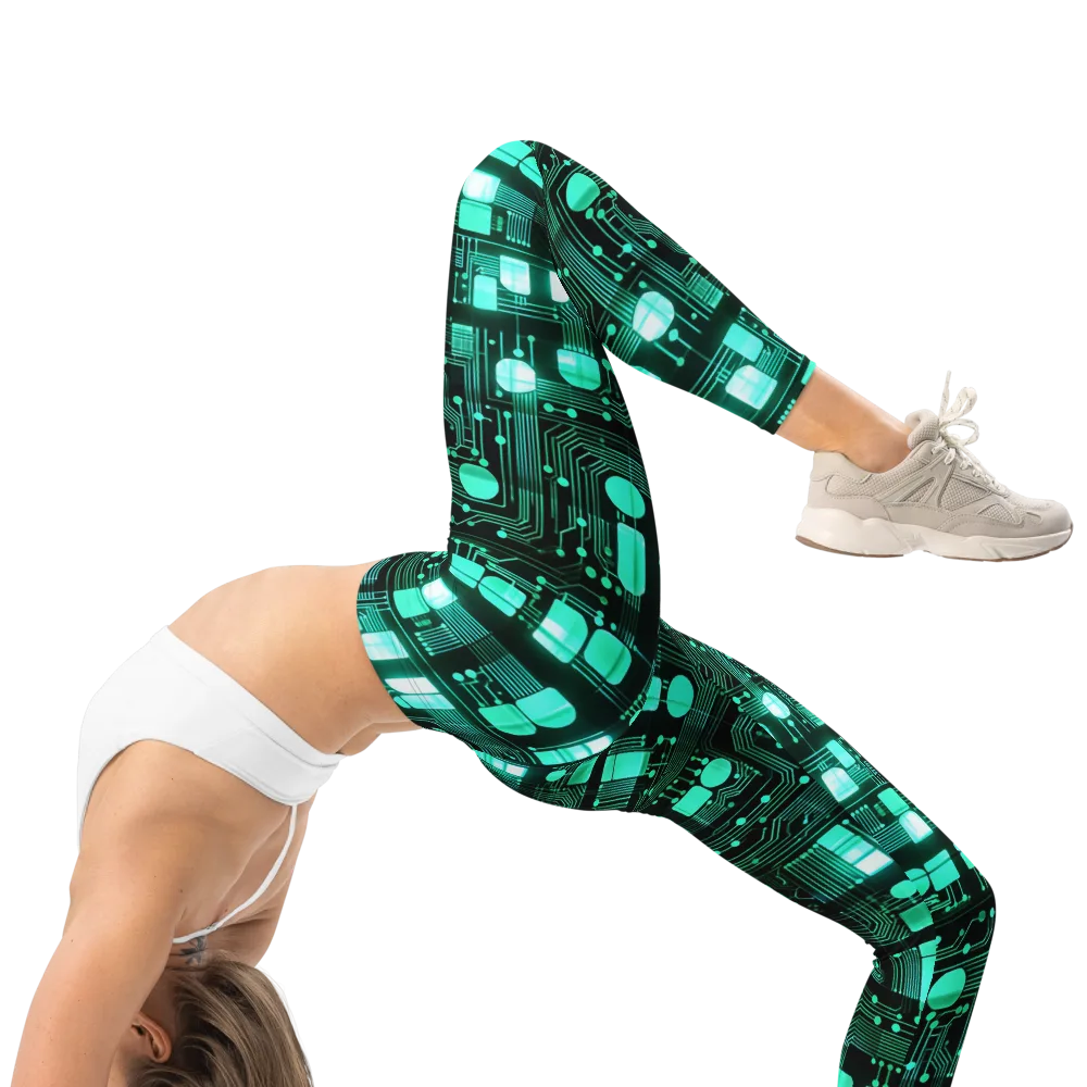 Silicon Bloom on Leggings — Right
