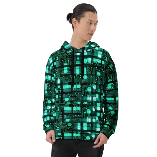 Silicon Bloom on a Hoodie