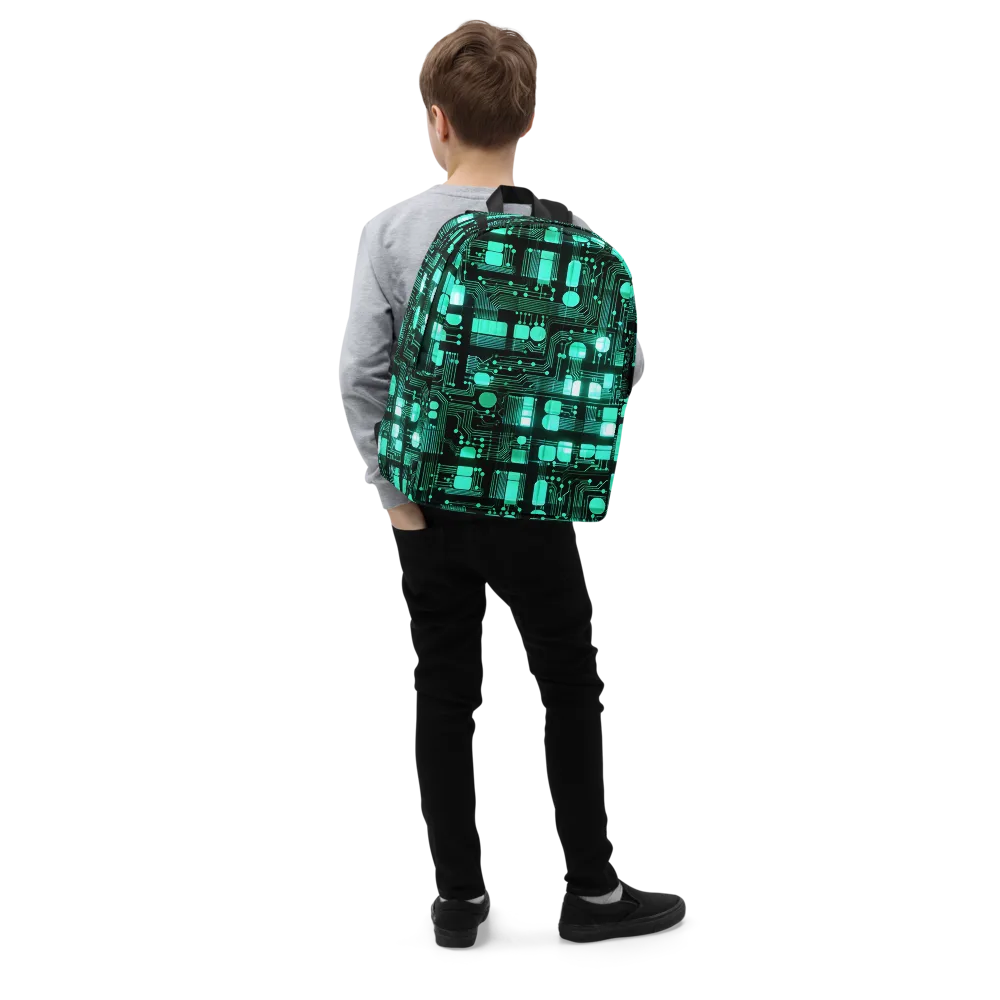 Silicon Bloom on Minimalist Backpack — Right Front