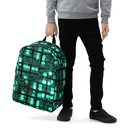 Silicon Bloom on a Minimalist Backpack
