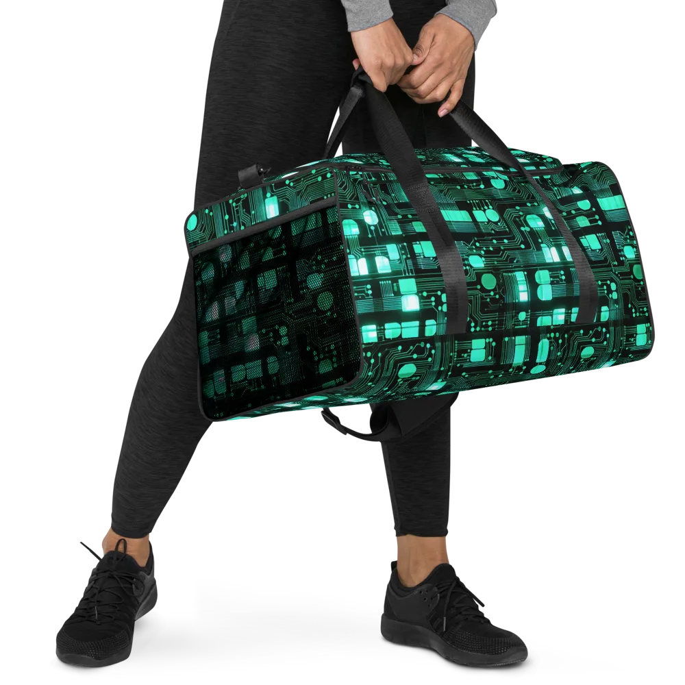 Silicon Bloom on Duffle Bag — Right Front