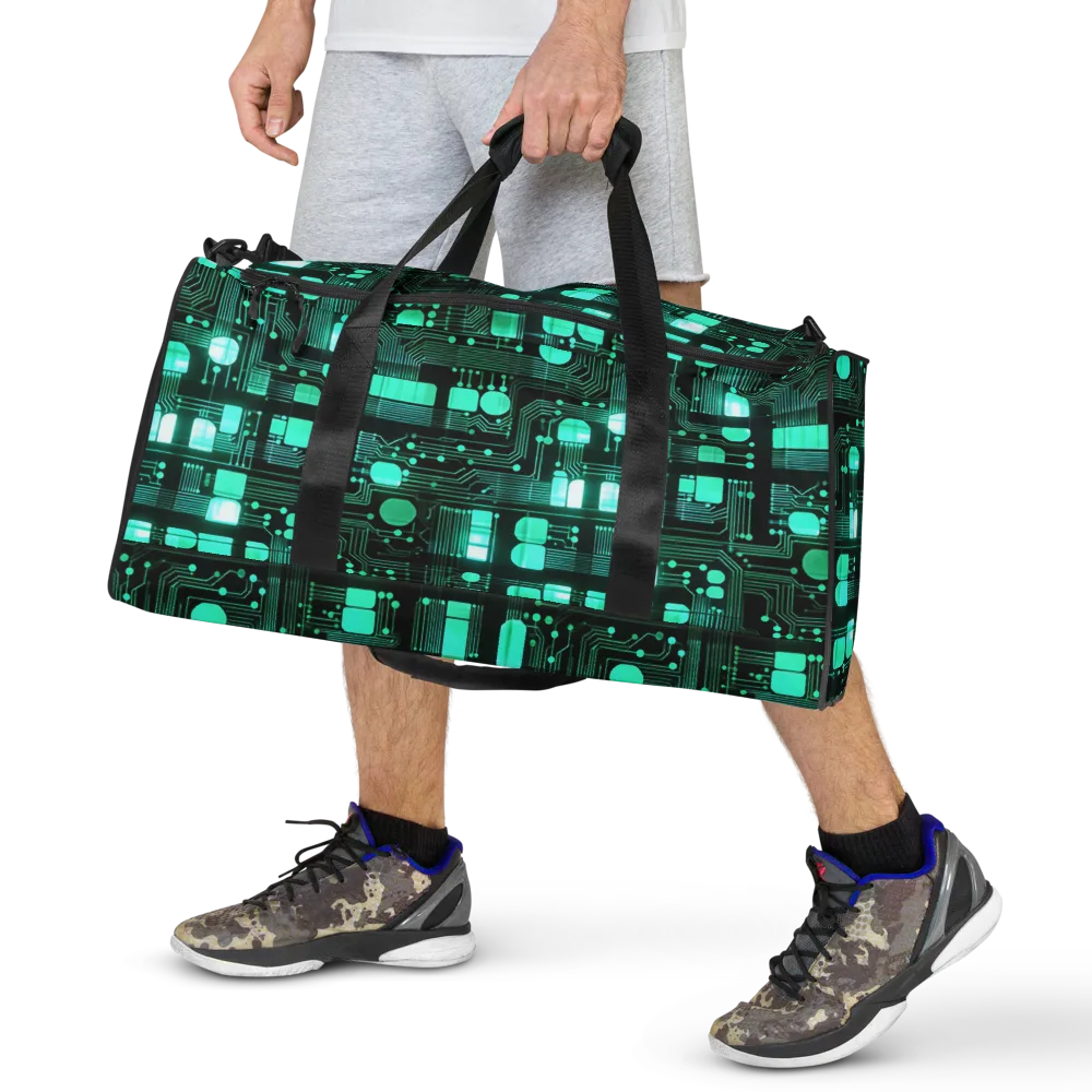 Silicon Bloom on Duffle Bag — Front