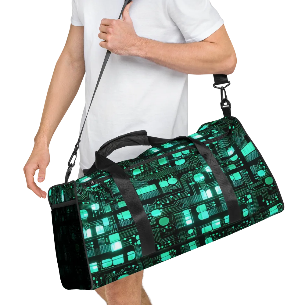 Silicon Bloom on Duffle Bag — Right Front