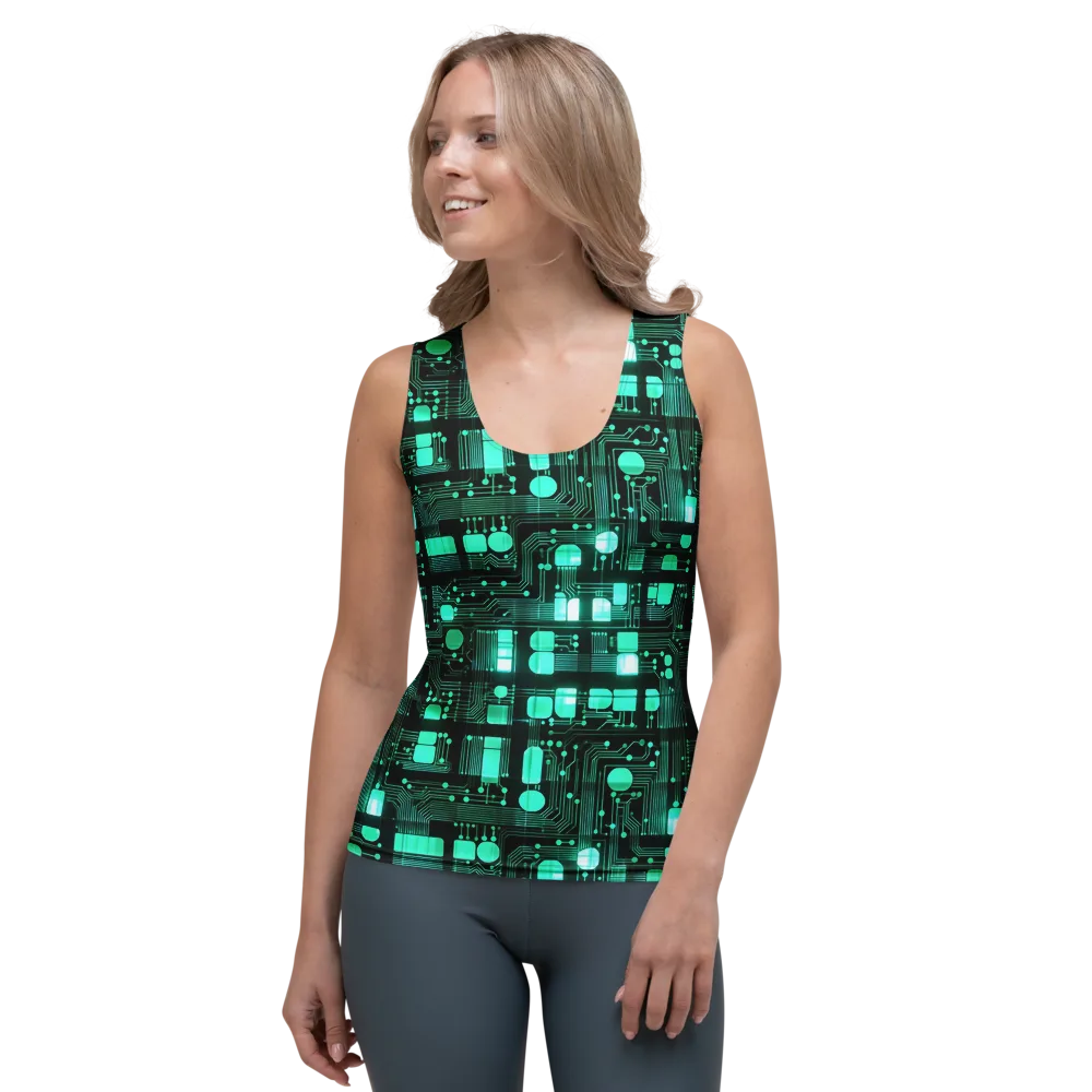 Silicon Bloom on Women's Tank Top — Front