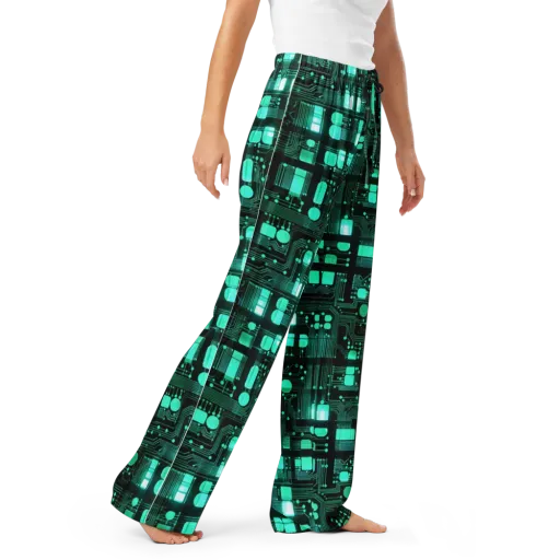 Silicon Bloom on a Women's Pajama Pants
