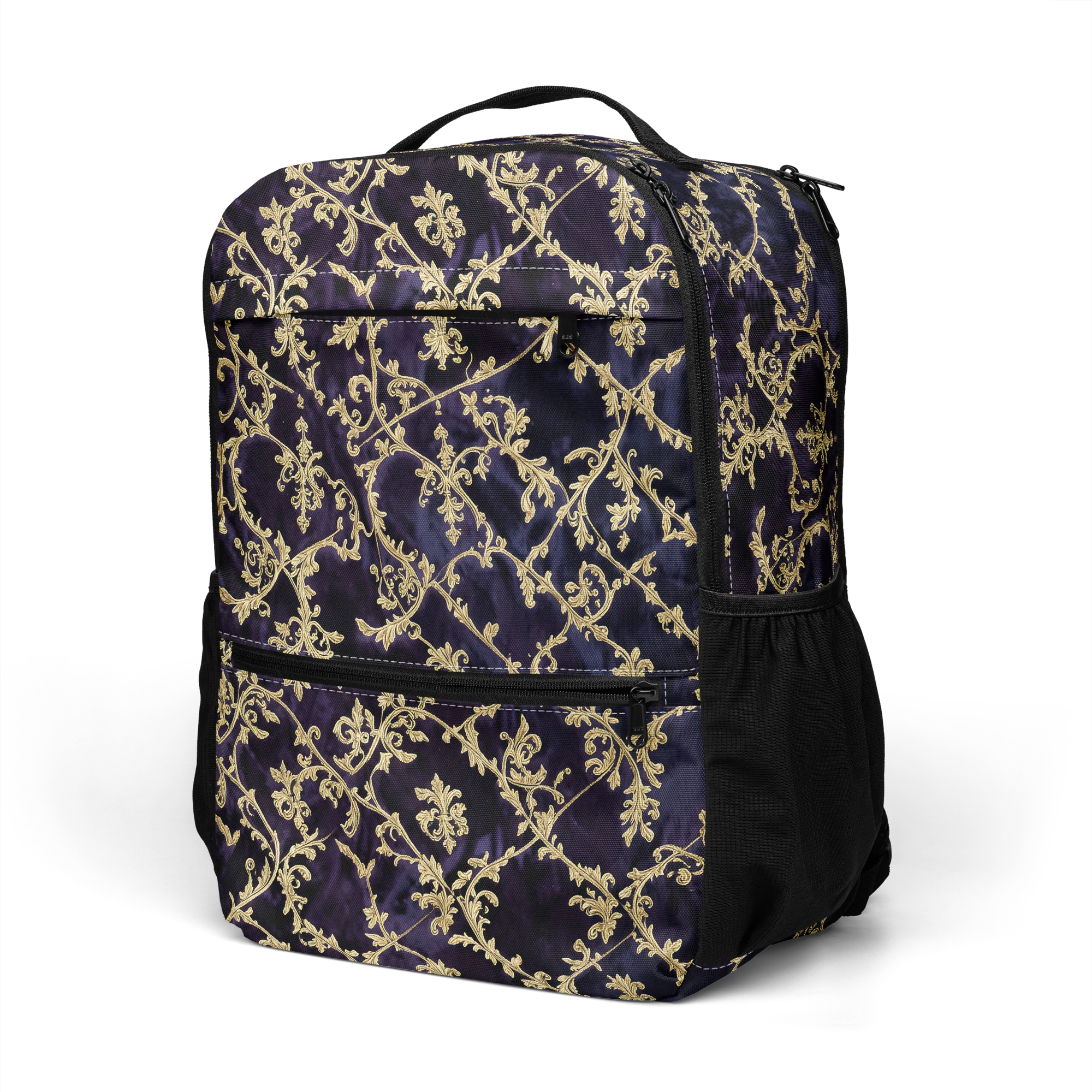 Velvet Versailles on Utility Backpack — Left Front