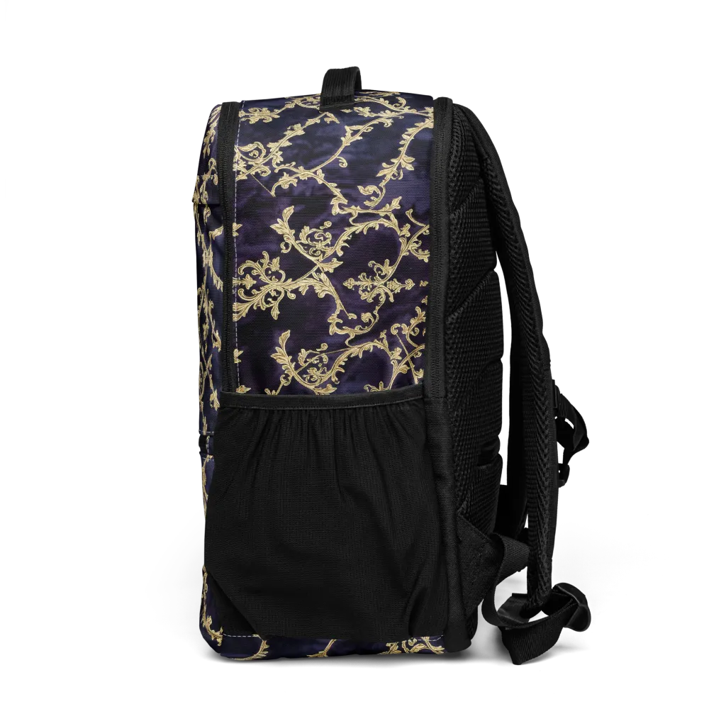 Velvet Versailles on Utility Backpack — Left