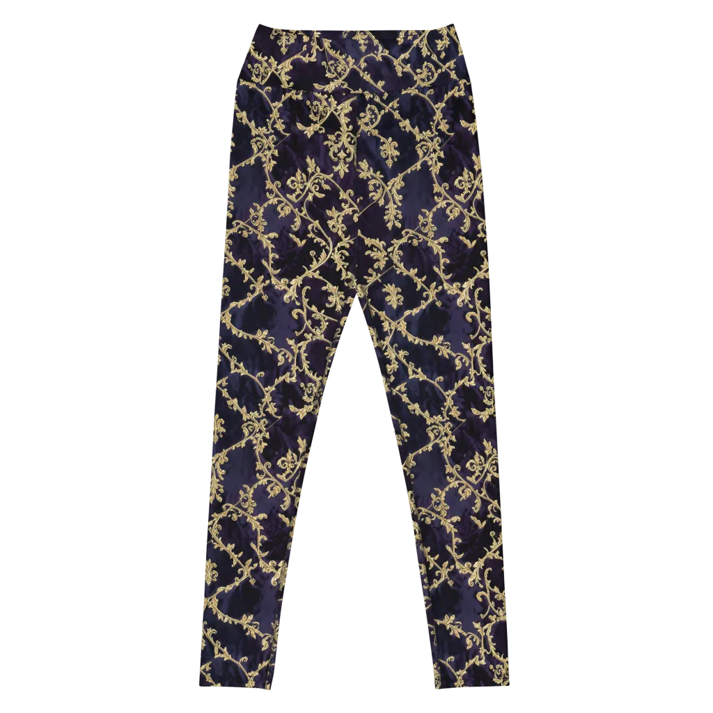 Velvet Versailles on Yoga Leggings — Front