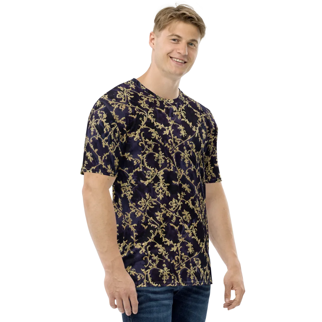Velvet Versailles on Men's Crew Neck T-Shirt — Right
