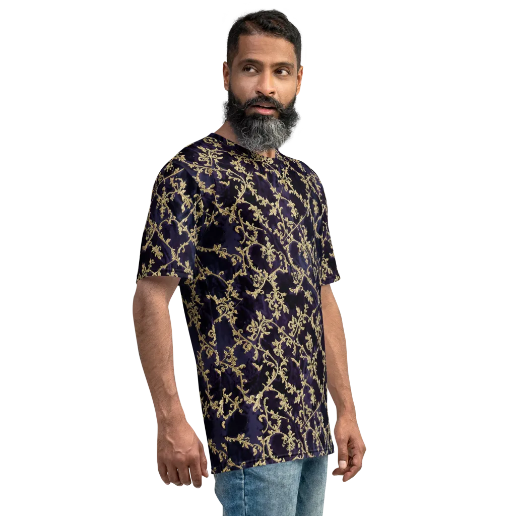 Velvet Versailles on Men's Crew Neck T-Shirt — Right