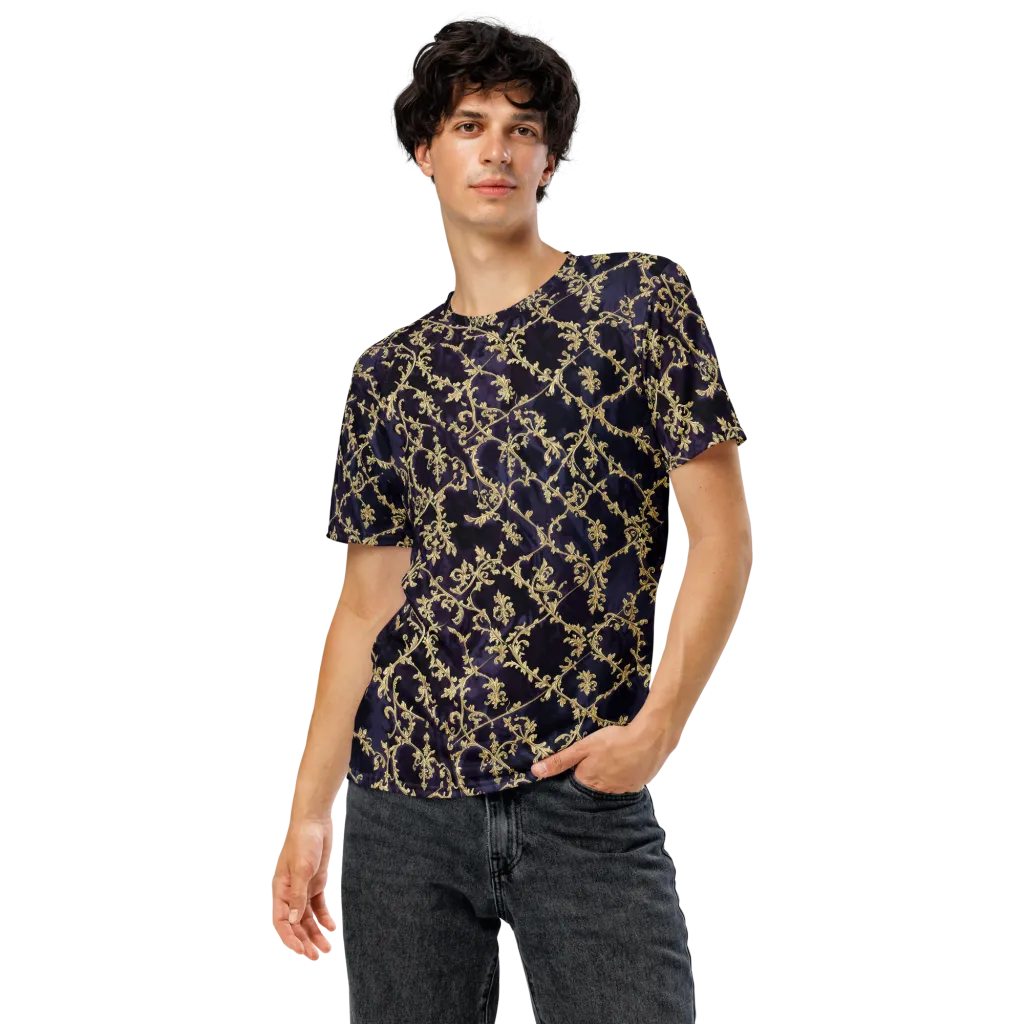 Velvet Versailles on Men's Crew Neck T-Shirt — Front