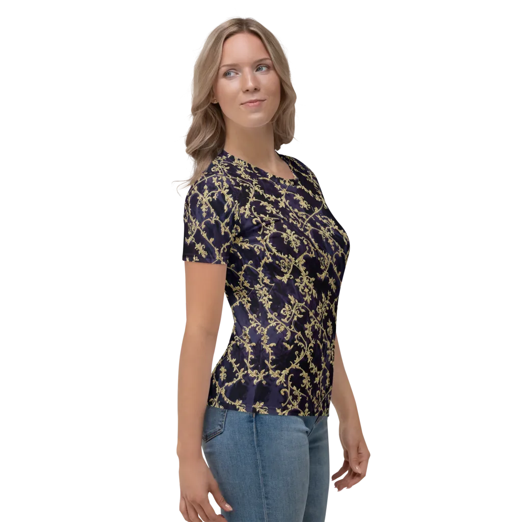 Velvet Versailles on Women's Crew Neck T-Shirt — Right